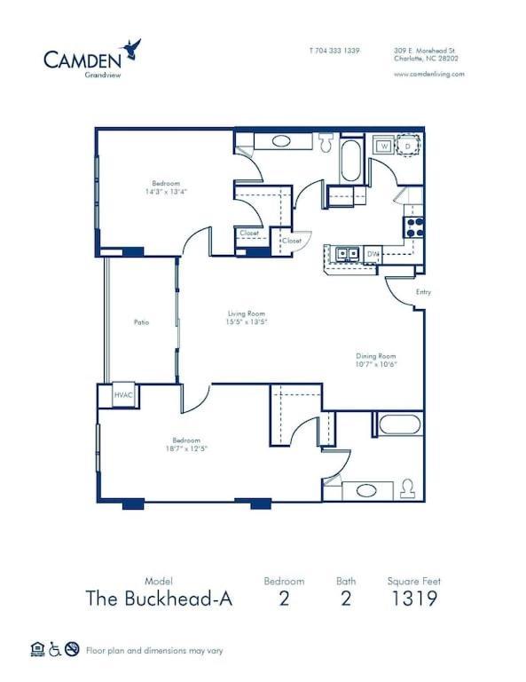 Spacious 2 Bedroom 2 Bathroom Apartment With Balcony In Uptown Charlotte! City Views & Free Parking! Eksteriør billede